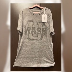 Gray WashU T Shirt